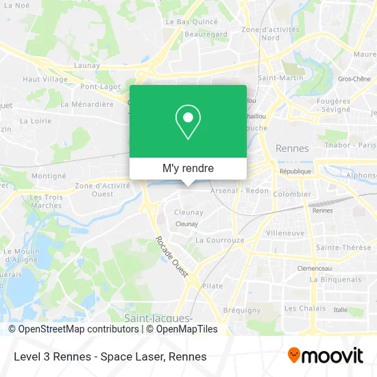 Level 3 Rennes - Space Laser plan