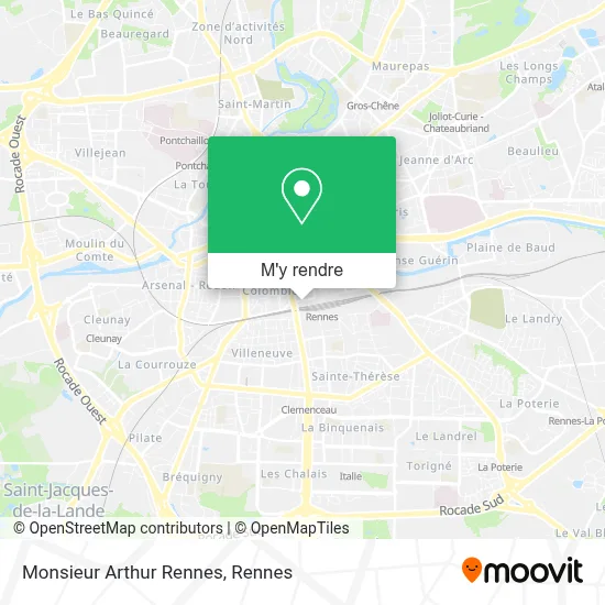 Monsieur Arthur Rennes plan