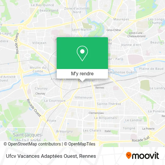 Ufcv Vacances Adaptées Ouest plan