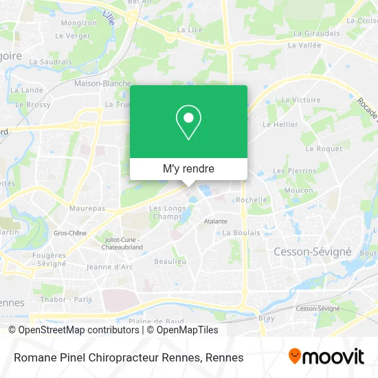 Romane Pinel Chiropracteur Rennes plan
