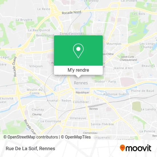 Rue De La Soif plan