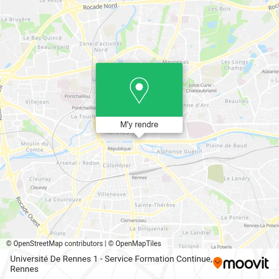 Université De Rennes 1 - Service Formation Continue plan
