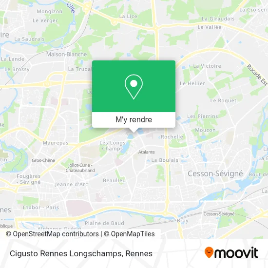 Cigusto Rennes Longschamps plan
