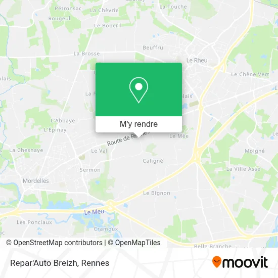 Repar'Auto Breizh plan