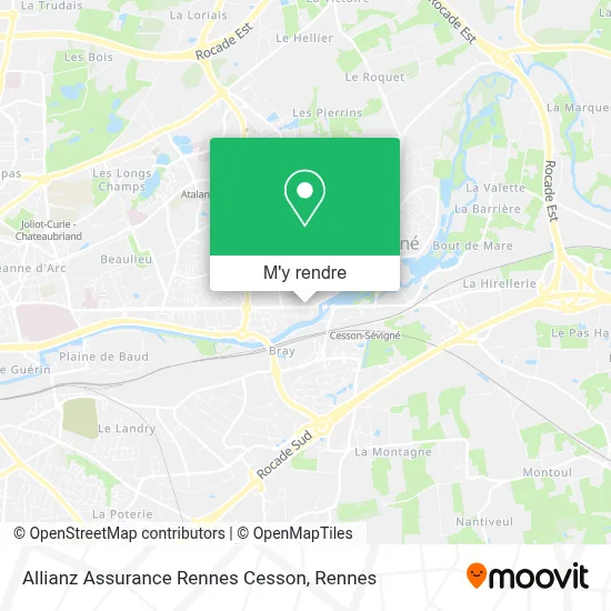 Allianz Assurance Rennes Cesson plan