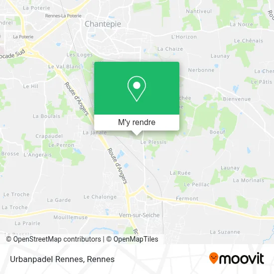 Urbanpadel Rennes plan
