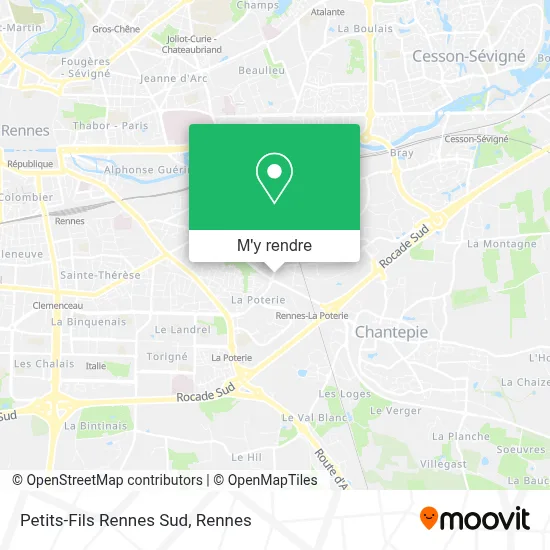 Petits-Fils Rennes Sud plan