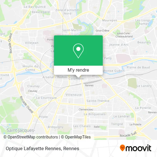 Optique Lafayette Rennes plan