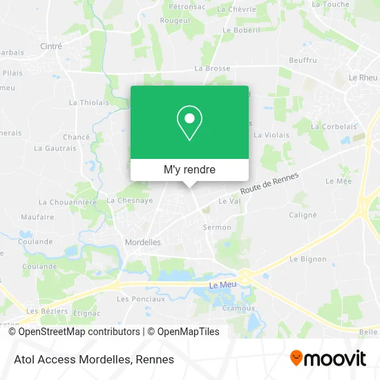 Atol Access Mordelles plan