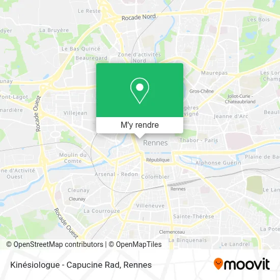Kinésiologue - Capucine Rad plan