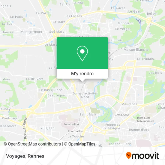 Voyages plan