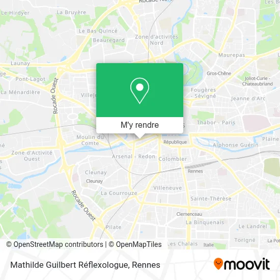Mathilde Guilbert Réflexologue plan