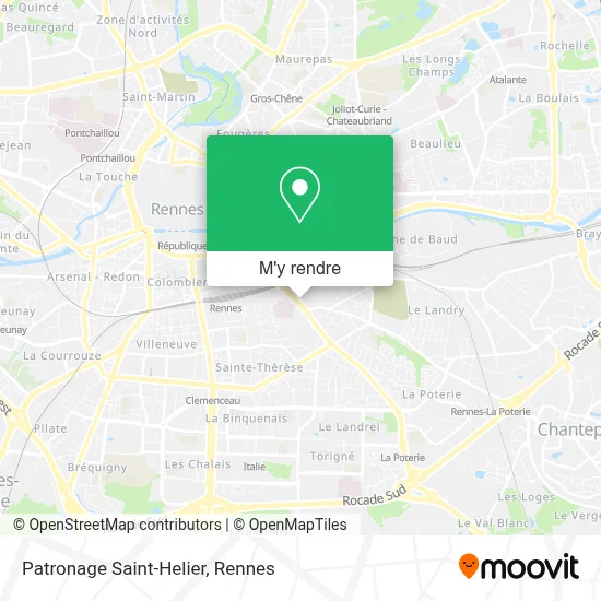 Patronage Saint-Helier plan