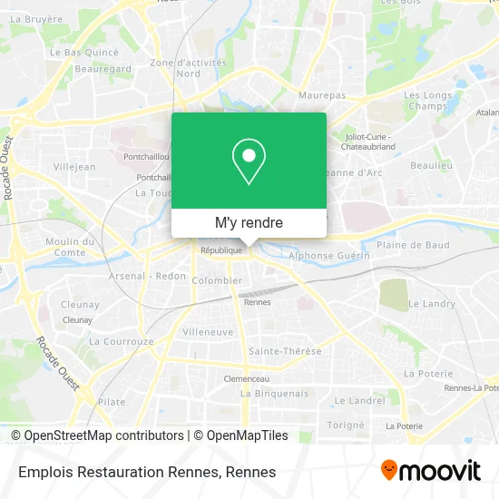 Emplois Restauration Rennes plan