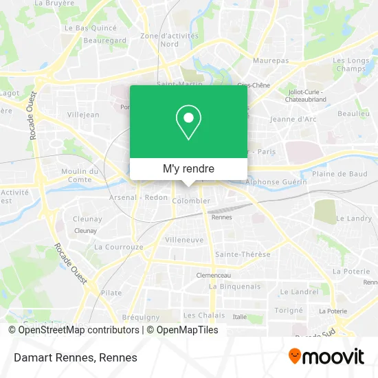 Damart Rennes plan