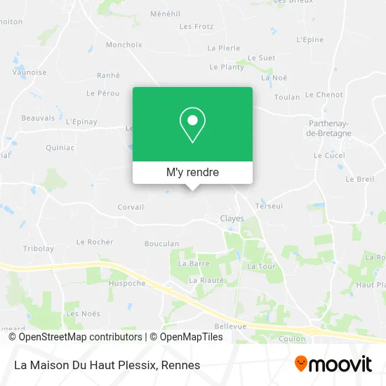 La Maison Du Haut Plessix plan