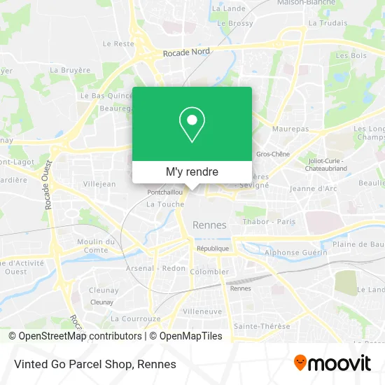 Vinted Go Parcel Shop plan