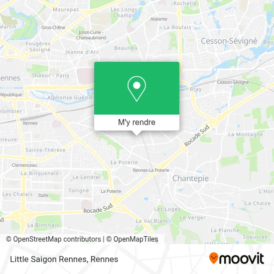 Little Saigon Rennes plan