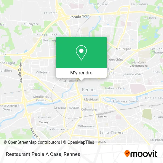 Restaurant Paola A Casa plan
