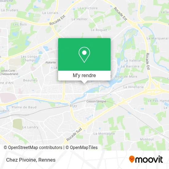 Chez Pivoine plan