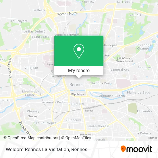 Weldom Rennes La Visitation plan
