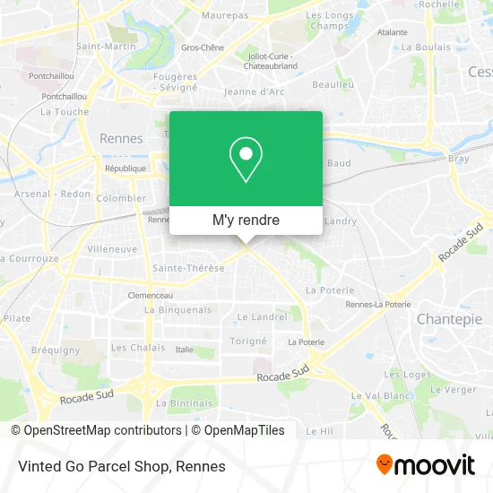 Vinted Go Parcel Shop plan
