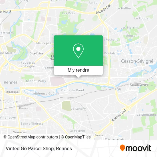 Vinted Go Parcel Shop plan