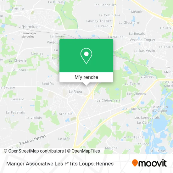 Manger Associative Les P'Tits Loups plan
