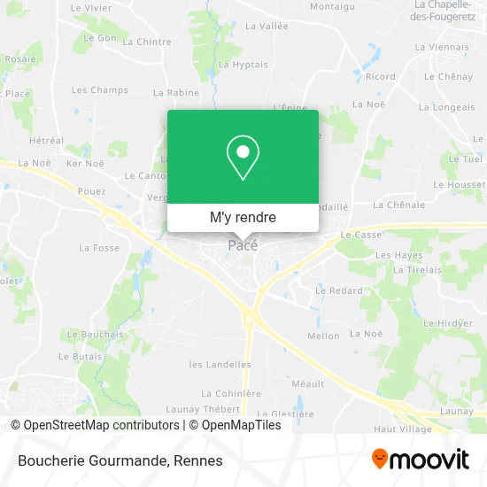 Boucherie Gourmande plan