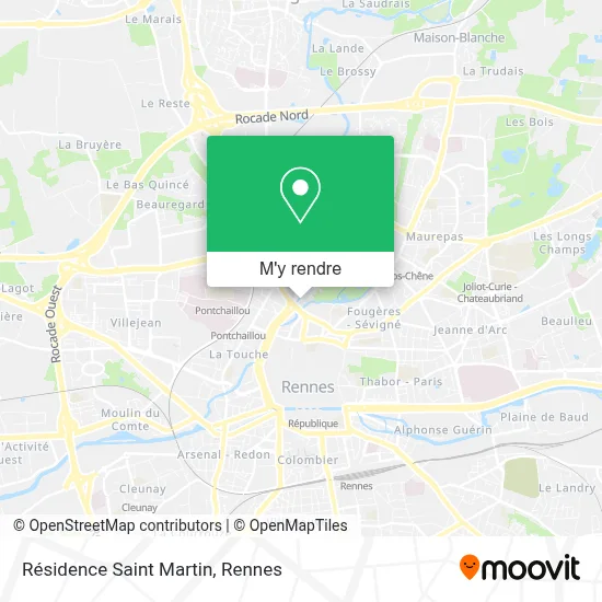 Résidence Saint Martin plan