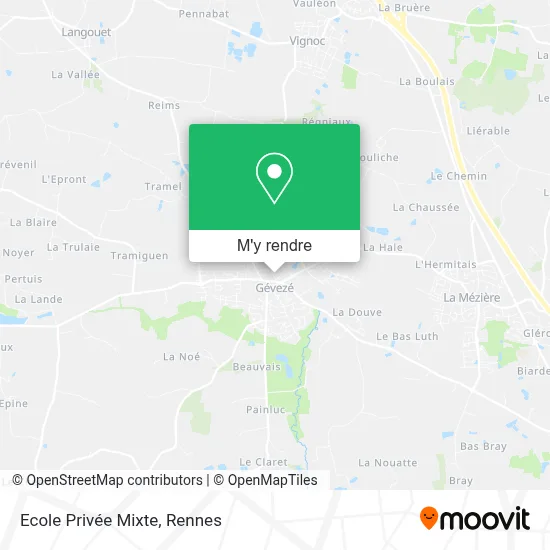 Ecole Privée Mixte plan
