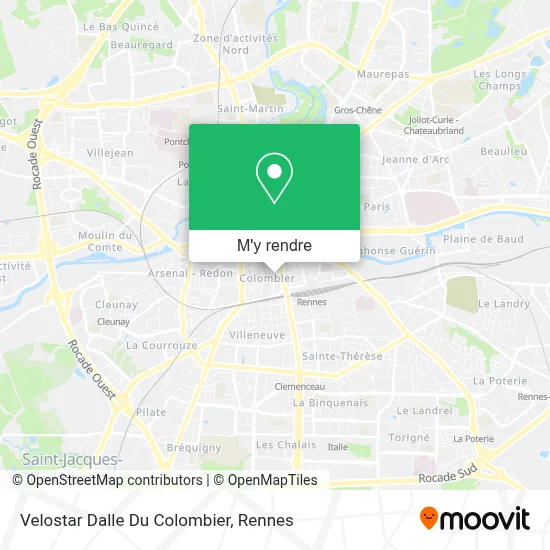 Velostar Dalle Du Colombier plan