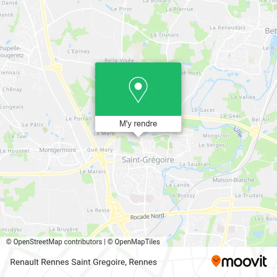 Renault Rennes Saint Gregoire plan