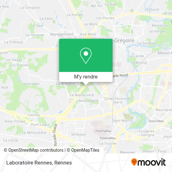 Laboratoire Rennes plan
