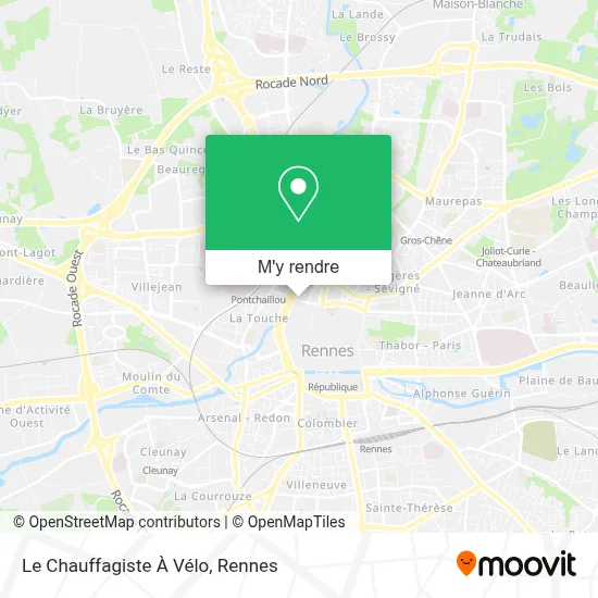 Le Chauffagiste À Vélo plan