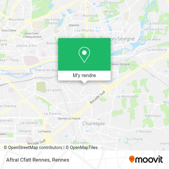 Aftral Cfatl Rennes plan