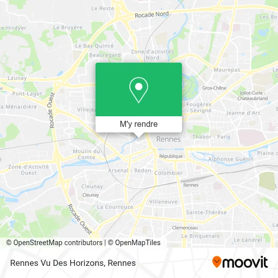 Rennes Vu Des Horizons plan