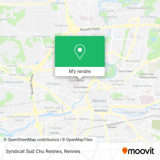 Syndicat Sud Chu Rennes plan