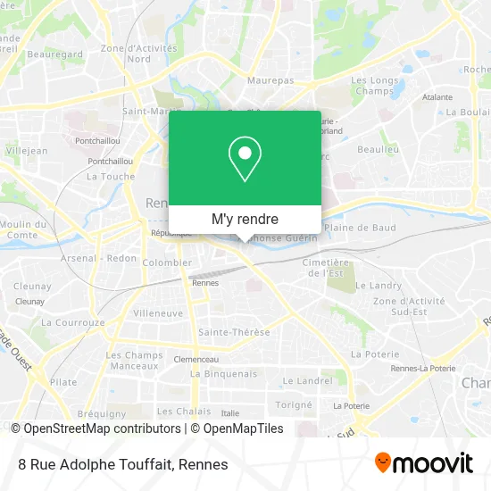 8 Rue Adolphe Touffait plan