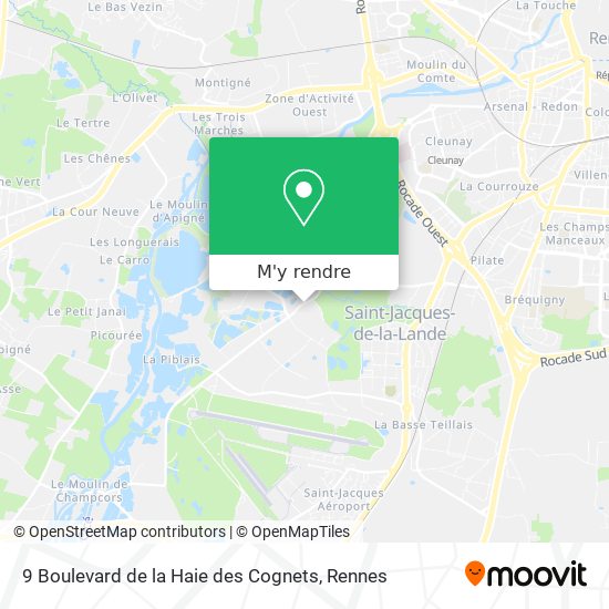 9 Boulevard de la Haie des Cognets plan