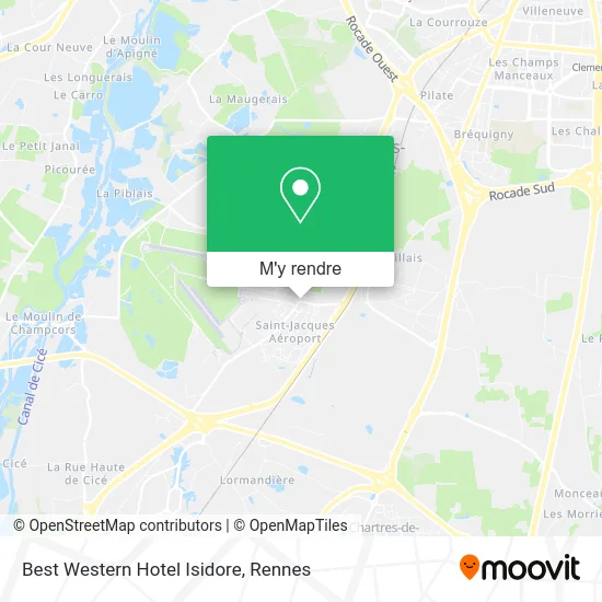 Best Western Hotel Isidore plan