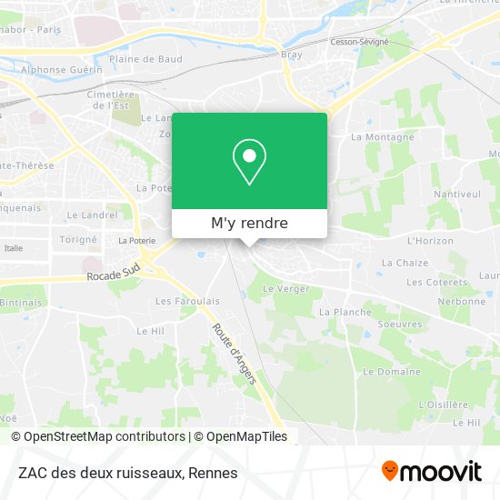 ZAC des deux ruisseaux plan