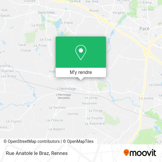 Rue Anatole le Braz plan