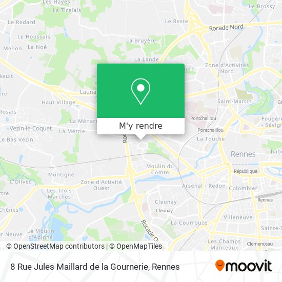 8 Rue Jules Maillard de la Gournerie plan