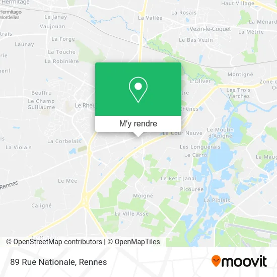 89 Rue Nationale plan