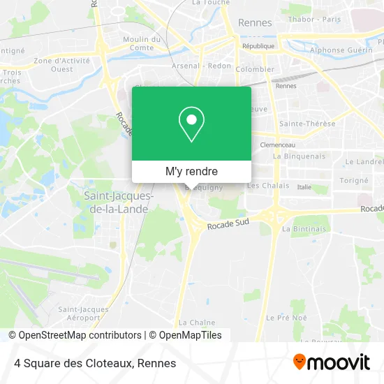 4 Square des Cloteaux plan