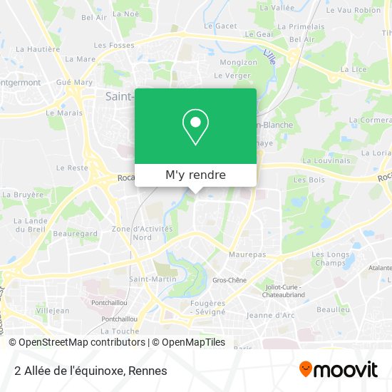 2 Allée de l'équinoxe plan