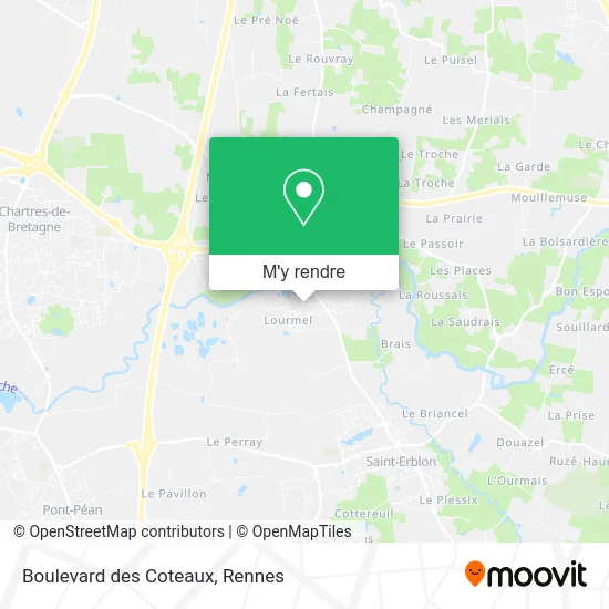 Boulevard des Coteaux plan