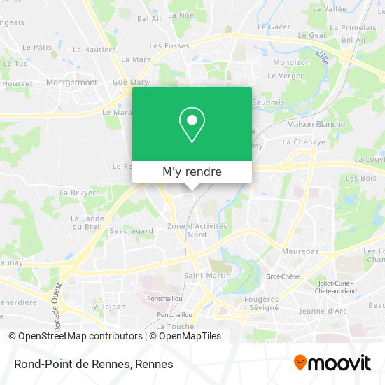 Rond-Point de Rennes plan