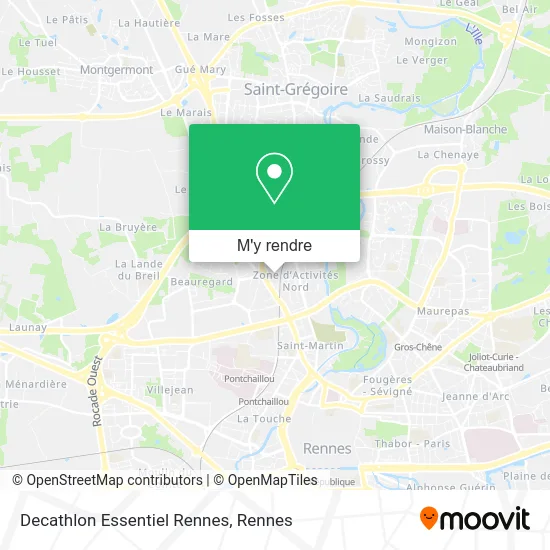 Decathlon Essentiel Rennes plan